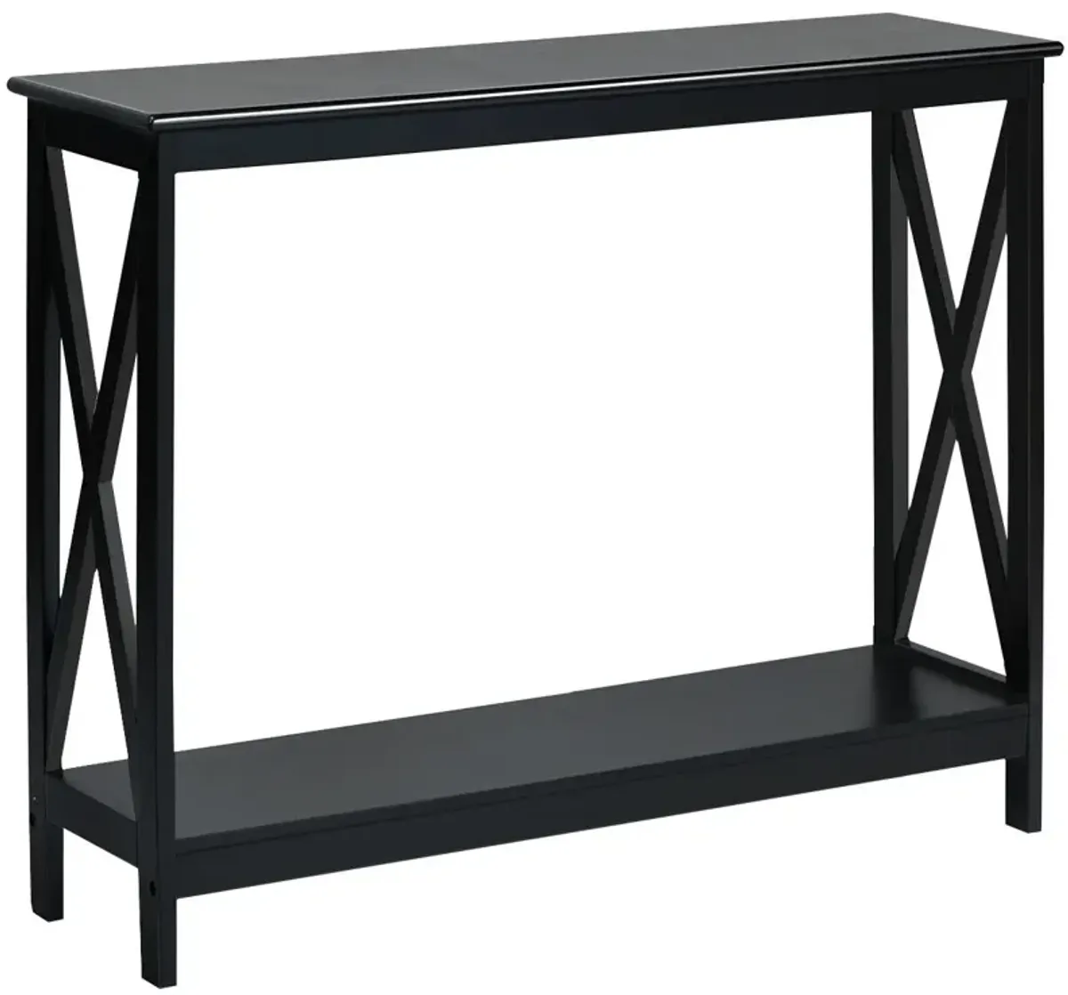 2-Tier Console X-Design Sofa Side Accent Table