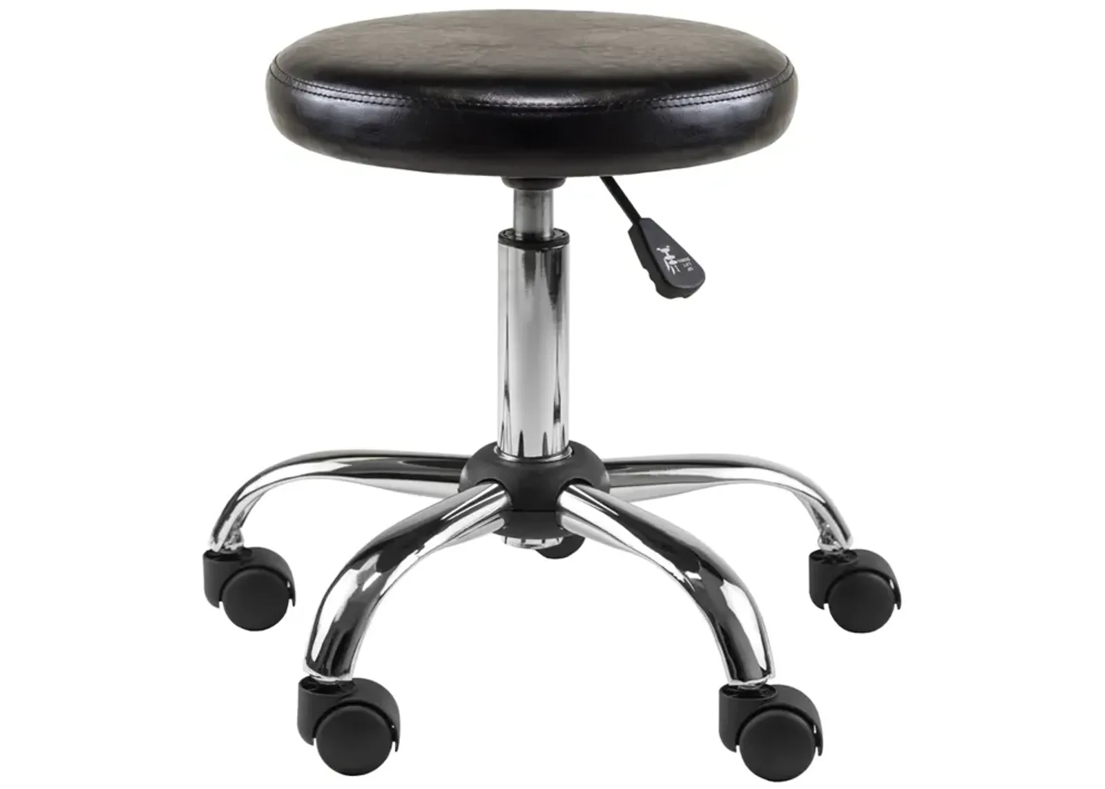 Clark Round Cushion Swivel Stool with adjustable height