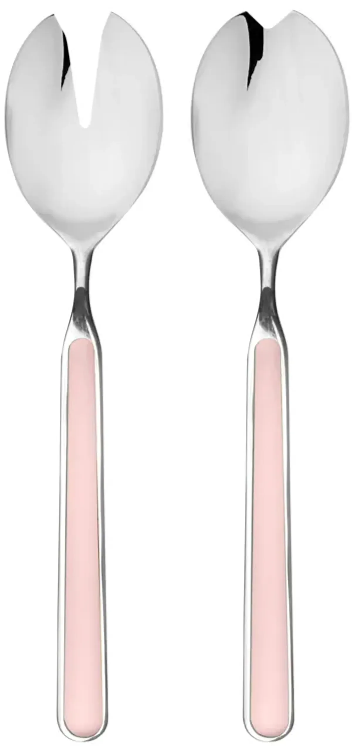 Fantasia 2-Piece Salad Serving Set in Pale Rose