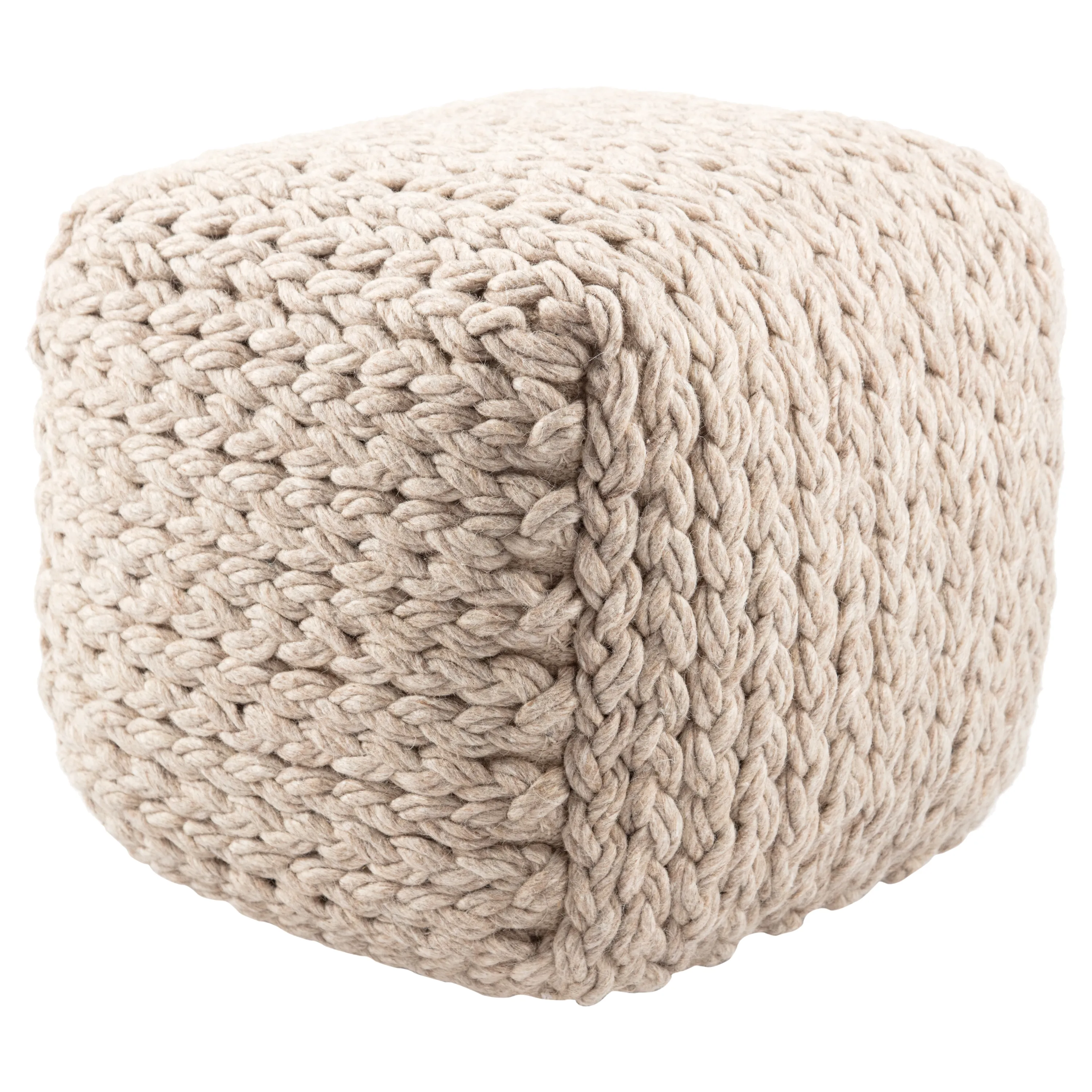 Scandinavia Pouf Cube Moonbeam