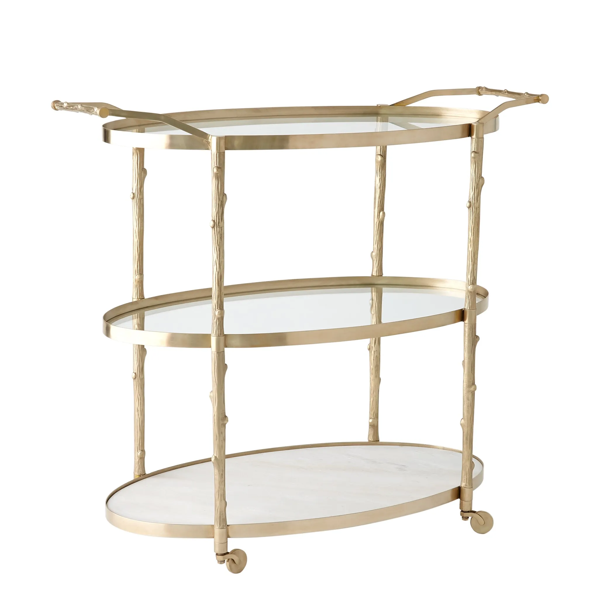 Arbor Bar Cart- Brass