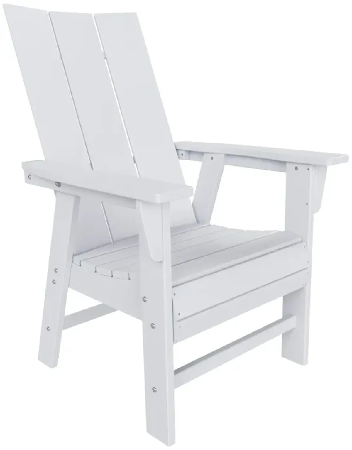 WestinTrends Outdoor Patio Modern Adirondack Dining Chair