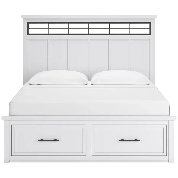 Ashbryn California King Panel Storage Bed
