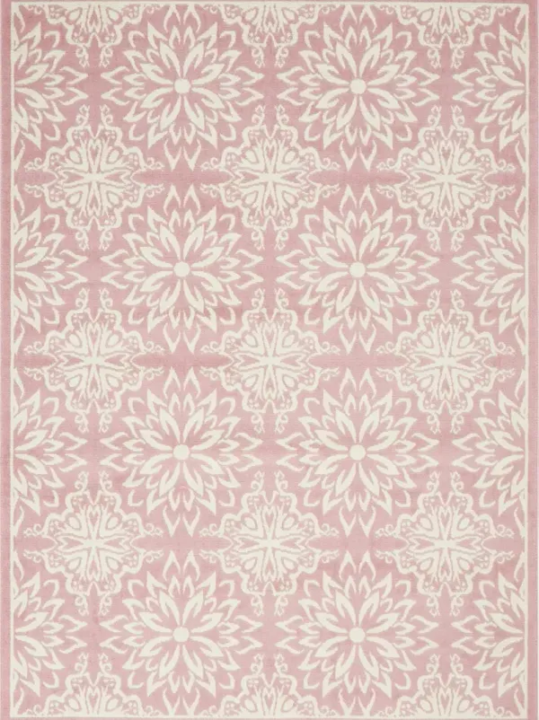 Jubilant JUB06 Ivory/Pink 5'3" x 7'3" Rug