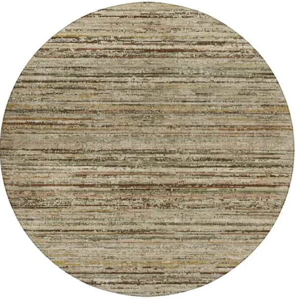 Kochi KC3 Mocha 8' Round Rug