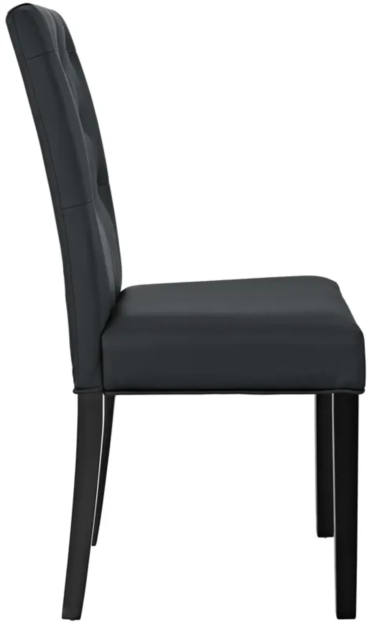 Confer Dining Side Chair Vinyl Set of 4