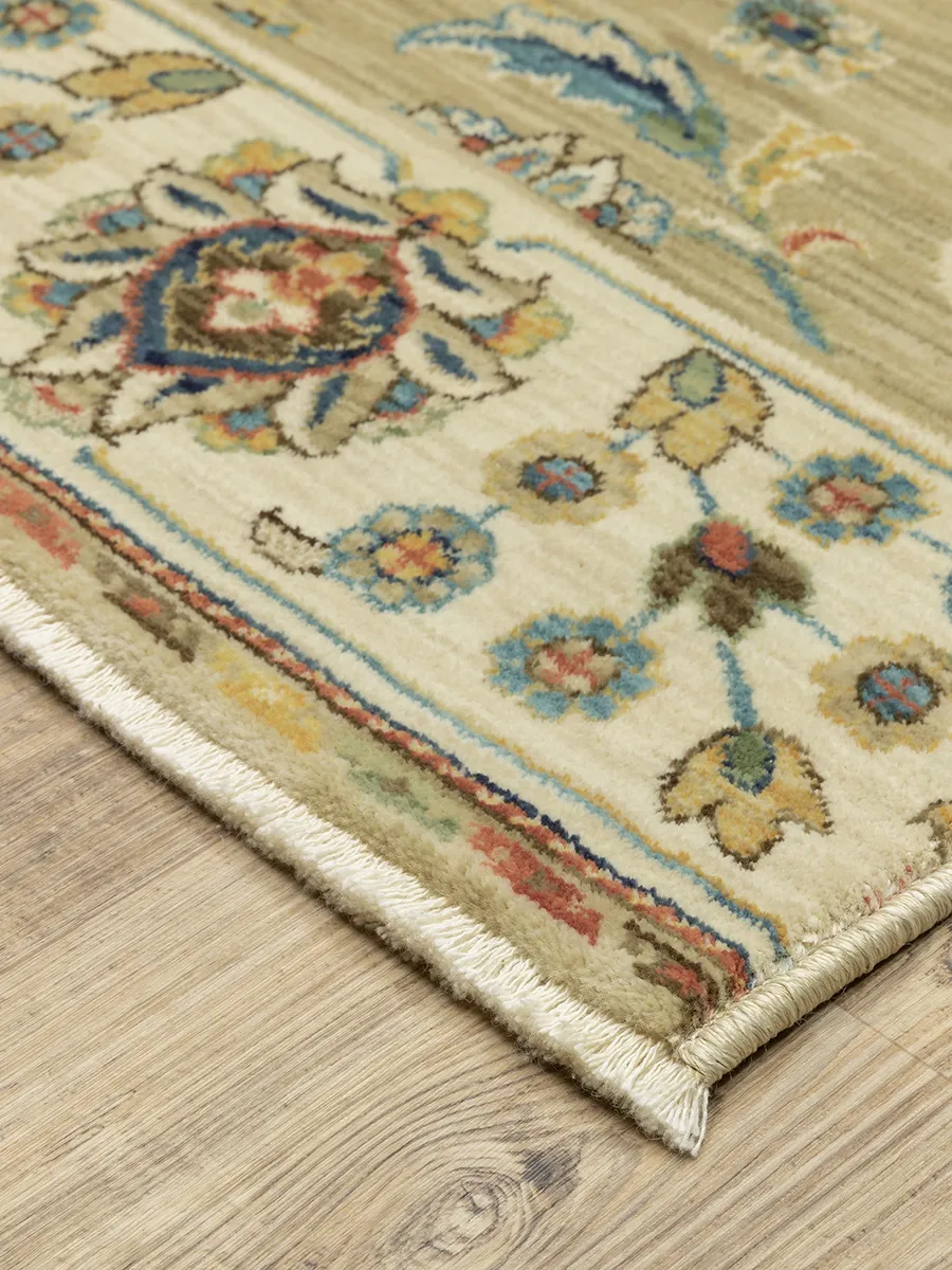 Francesca 2'3" x 7'6" Beige Rug