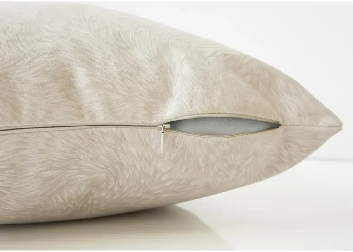 Monarch Specialties I 9318 Pillows, 18 X 18 Square, Insert Included, Decorative Throw, Accent, Sofa, Couch, Bedroom, Polyester, Hypoallergenic, Beige, Modern