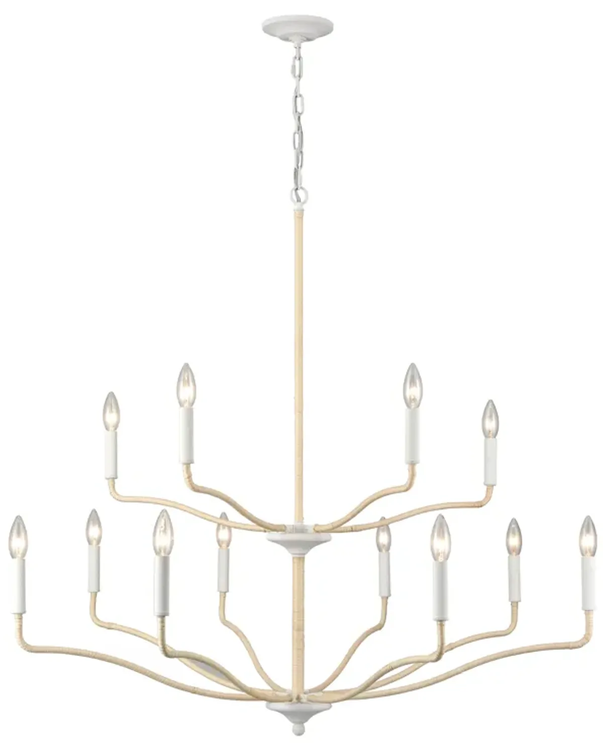 Breezeway 40'' Wide 12-Light Chandelier