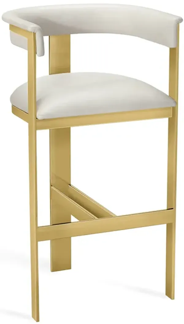 Darcy Hide Bar Stool - Bronze