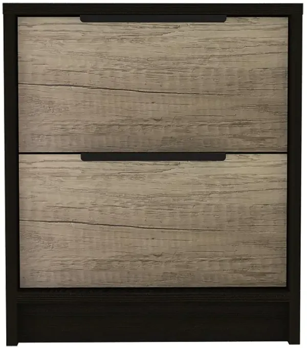 Egeo Night Stand Black Wengue