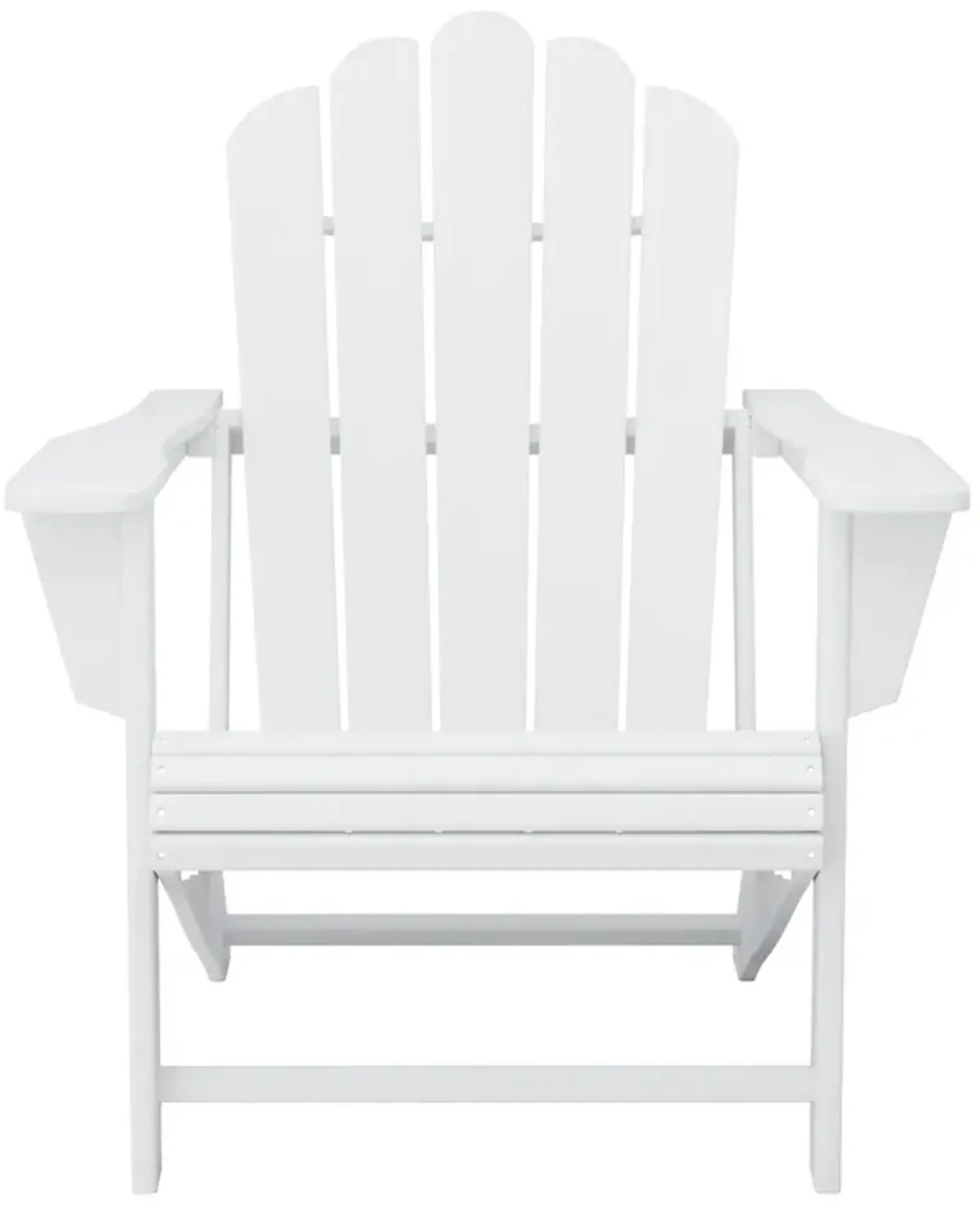 WestinTrends 5-Piece Adirondack Chair with Folding Ottoman and Table Set