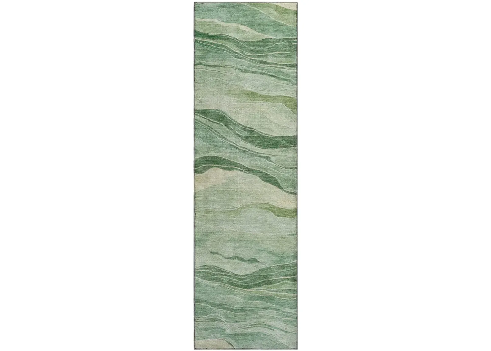 Pacifica PA6 Green 2'3" x 7'6" Rug