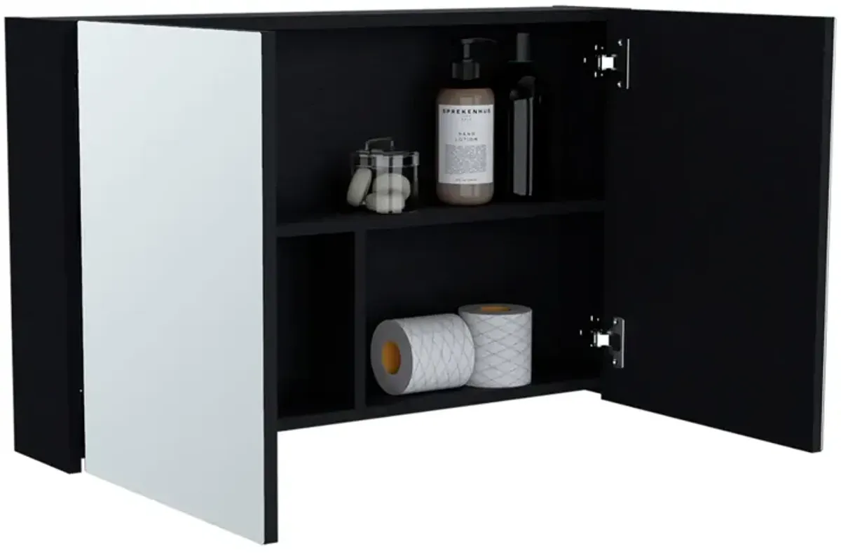 Medicine Cabinet Mansfield, Bathroom, Black