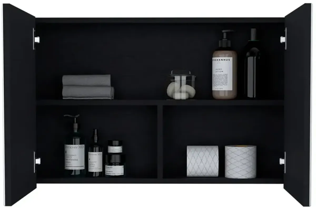 Medicine Cabinet Mansfield, Bathroom, Black