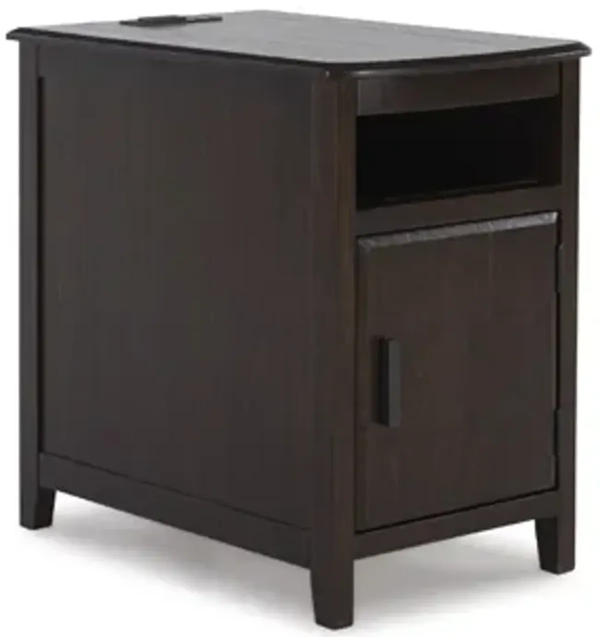 Devonsted Dark Brown Chair Side End Table