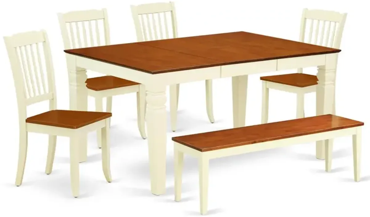 Dining Room Set Buttermilk & Cherry