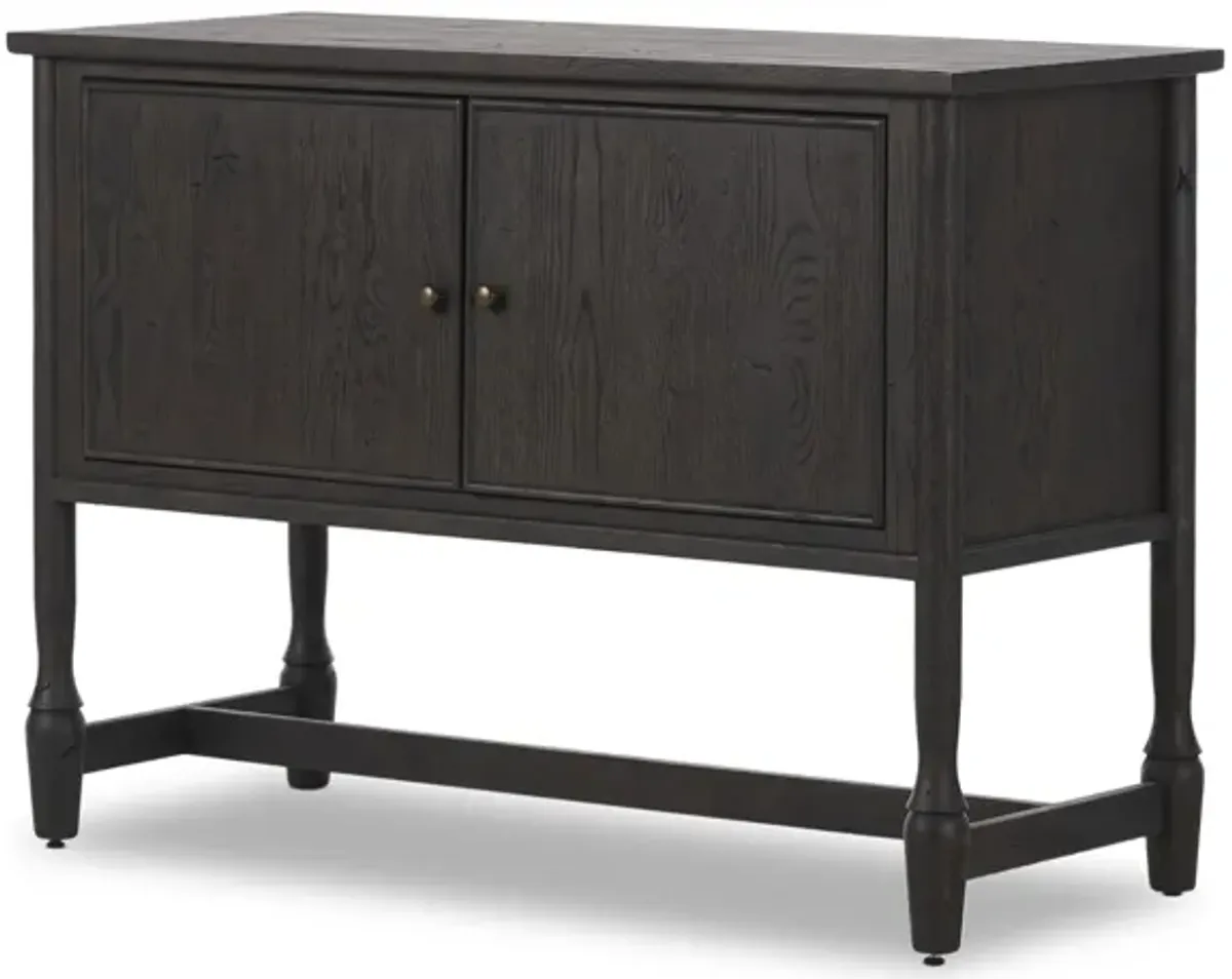 Bari 46" Cracked Smoked Black Sideboard
