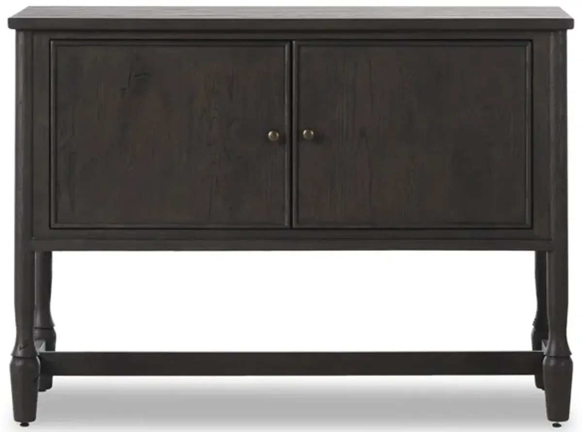 Bari 46" Cracked Smoked Black Sideboard