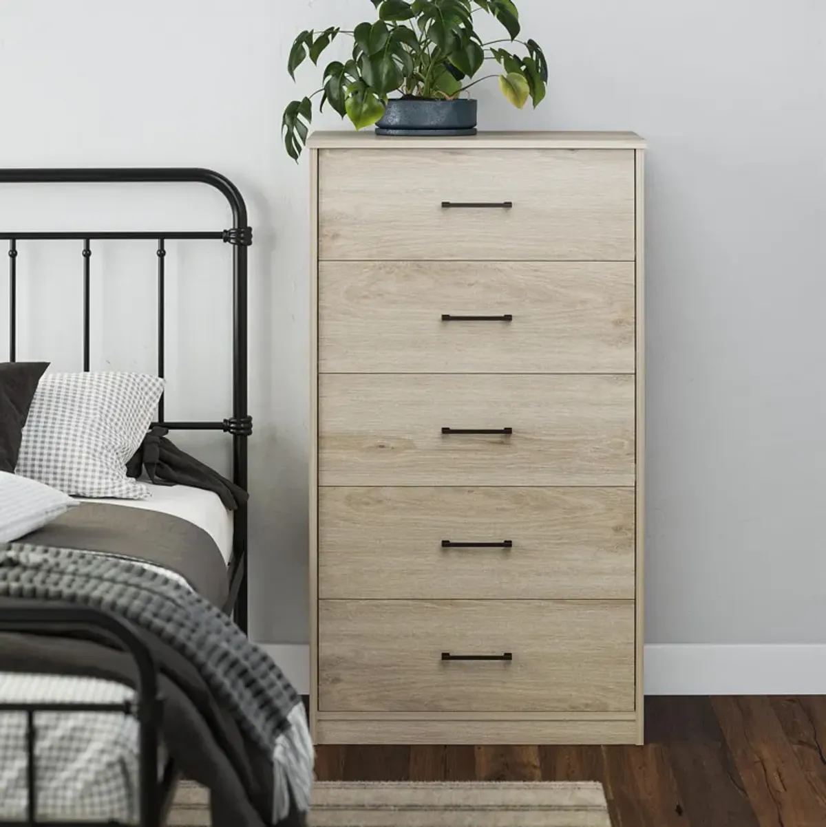 BrEZ Build Pearce Tall 5 Drawer Dresser