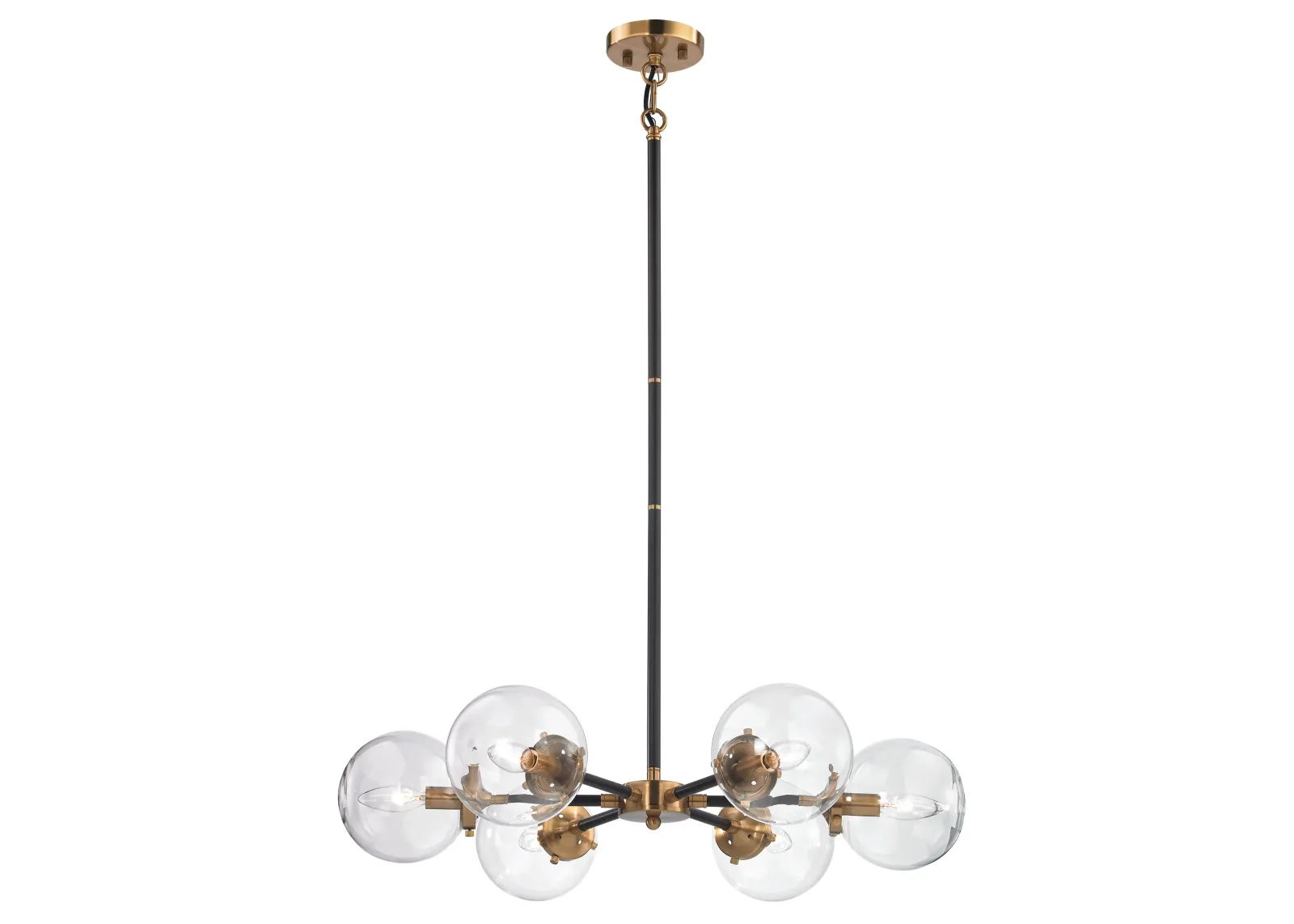 Boudreaux 28'' Wide 6-Light Chandelier