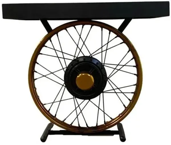 Solid Wood End Table with Storage Shelf, Perfect for Living Room or Bedroom