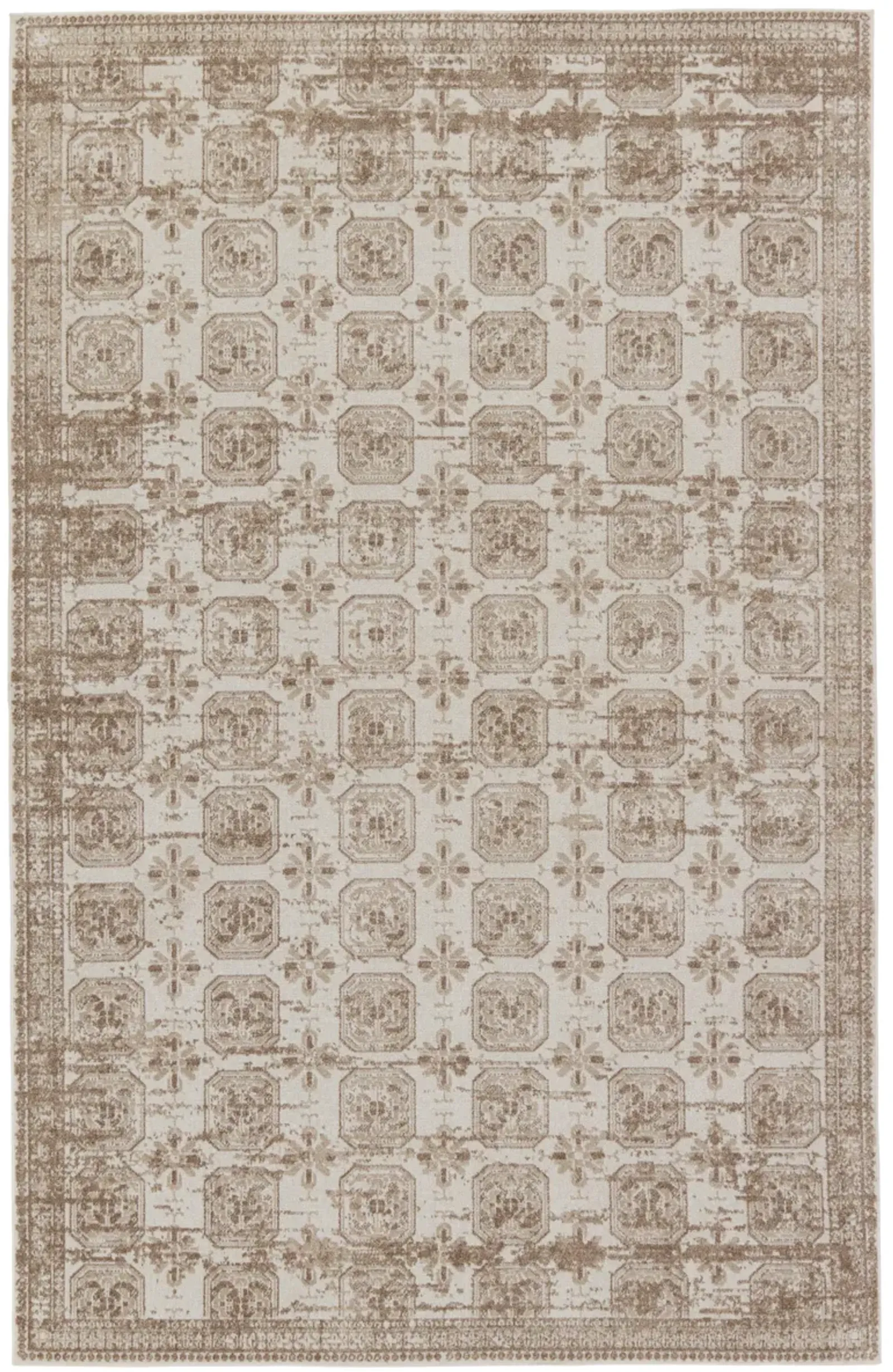 Nadine Milea Tan/Taupe 2' x 6' Runner Rug