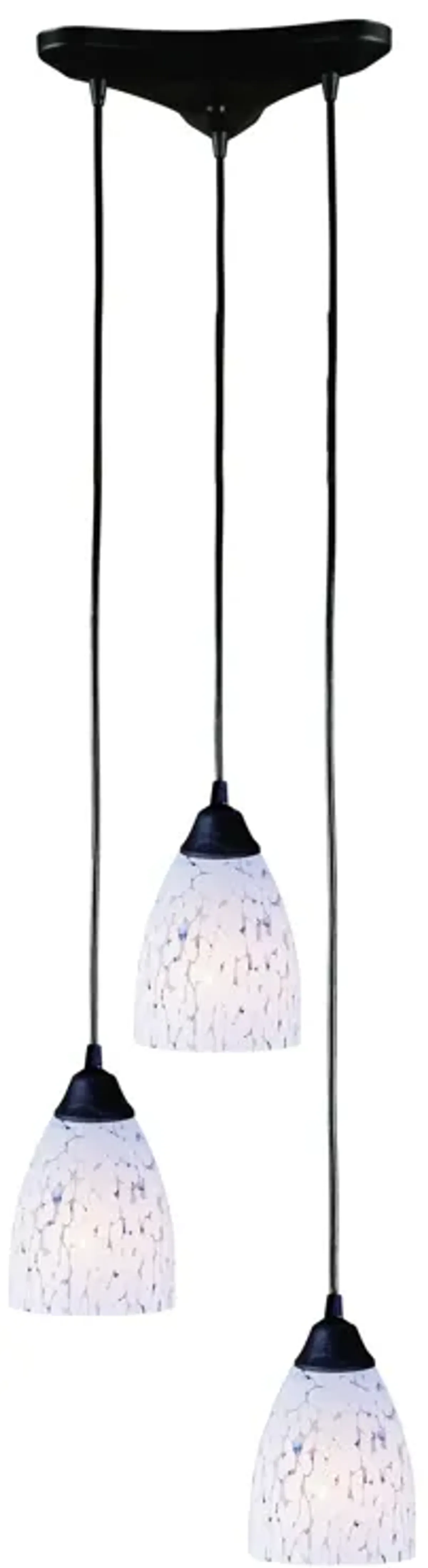 Classico 10" Wide Mini Pendant - Snow White