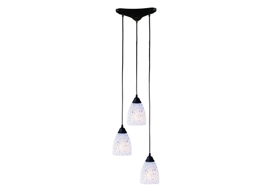 Classico 10" Wide Mini Pendant - Snow White