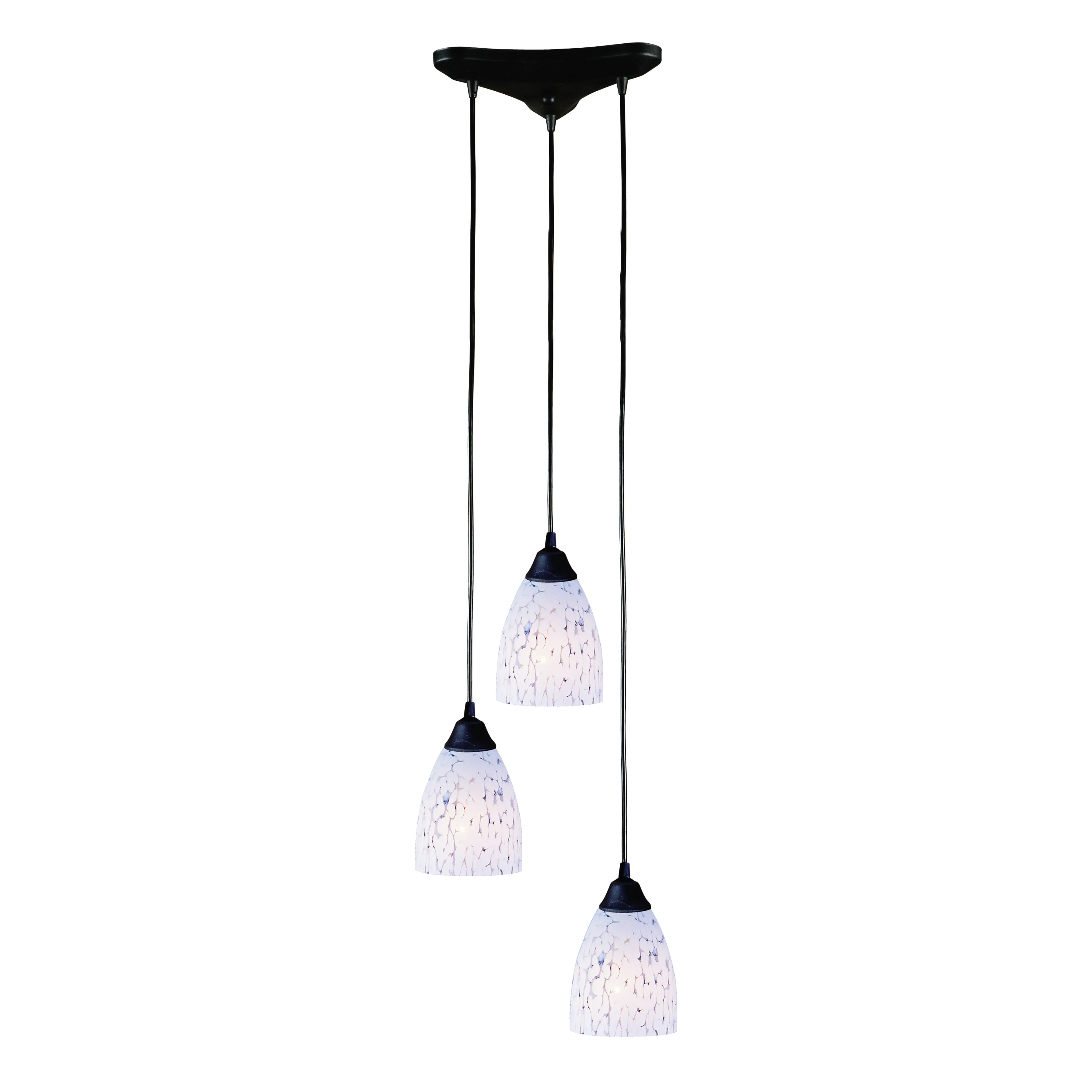 Classico 10" Wide Mini Pendant - Snow White