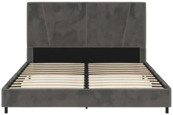 Maverick Velvet Upholstered Bed