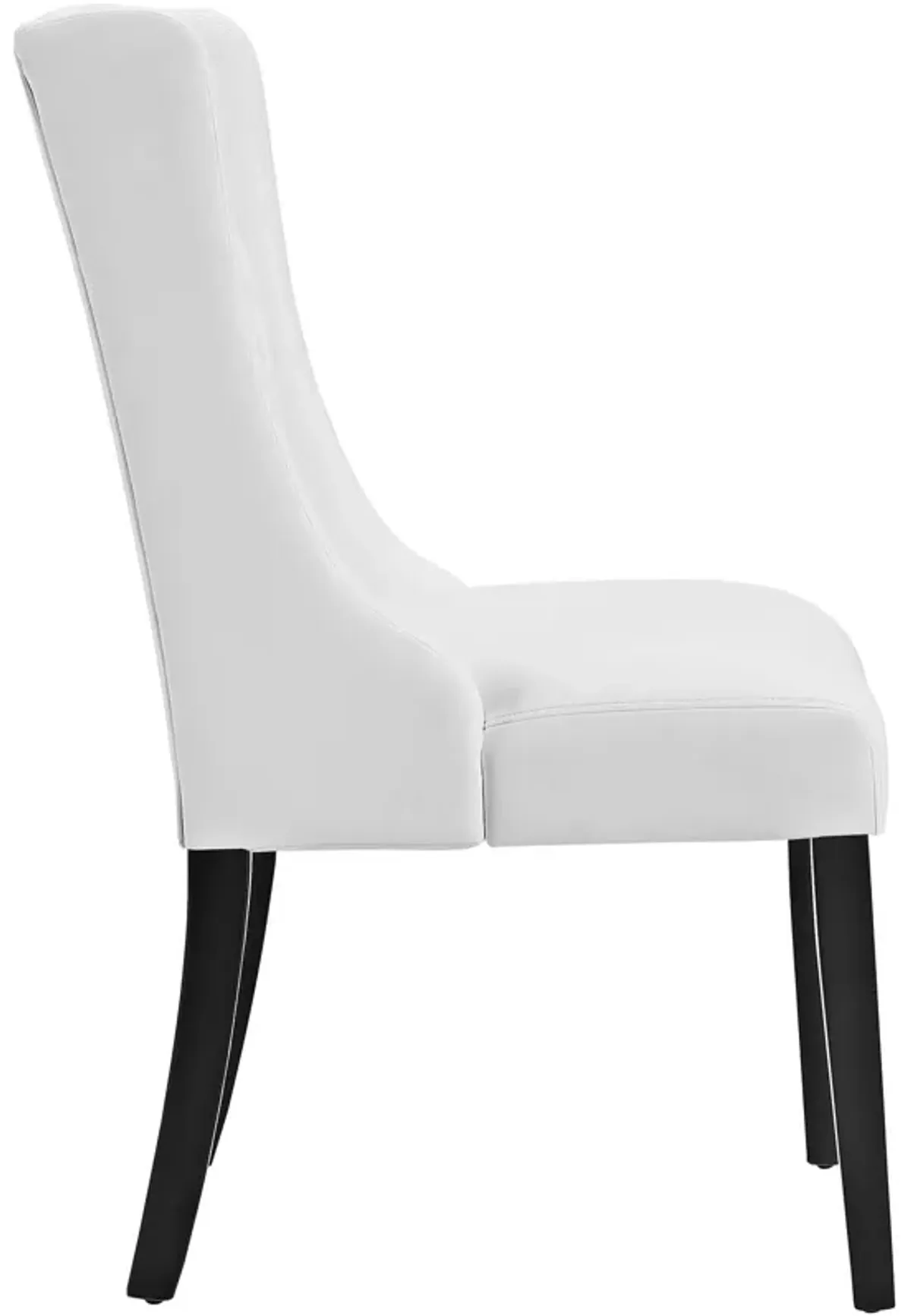 Baronet Button Tufted Vegan Leather Dining Chair