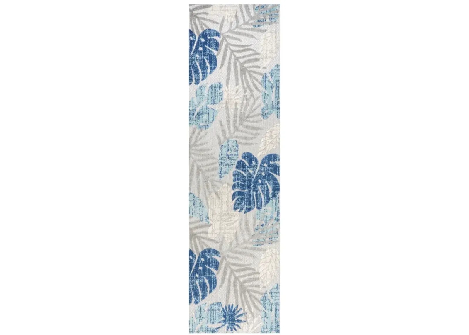 Monstera Tropical Leaf High-Low Indoor/Outdoor Area Rug