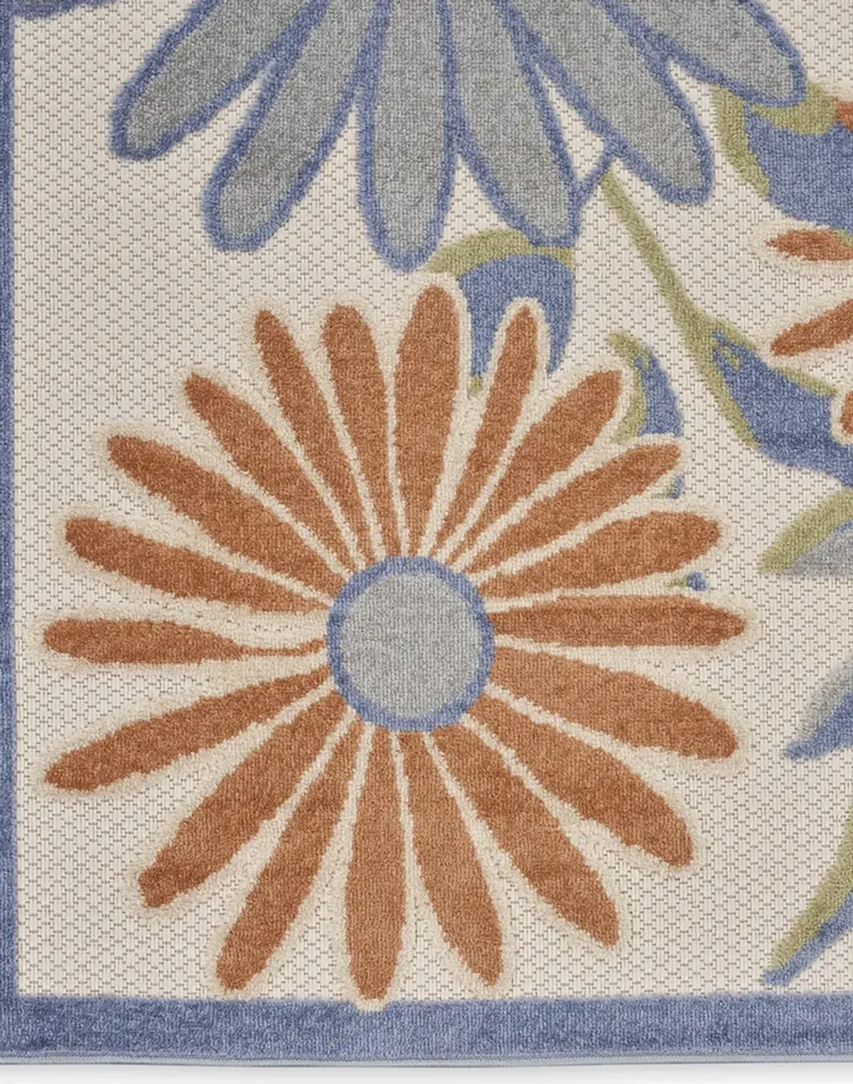 Aloha ALH33 Beige/Multicolor 2'3" x 8' Rug