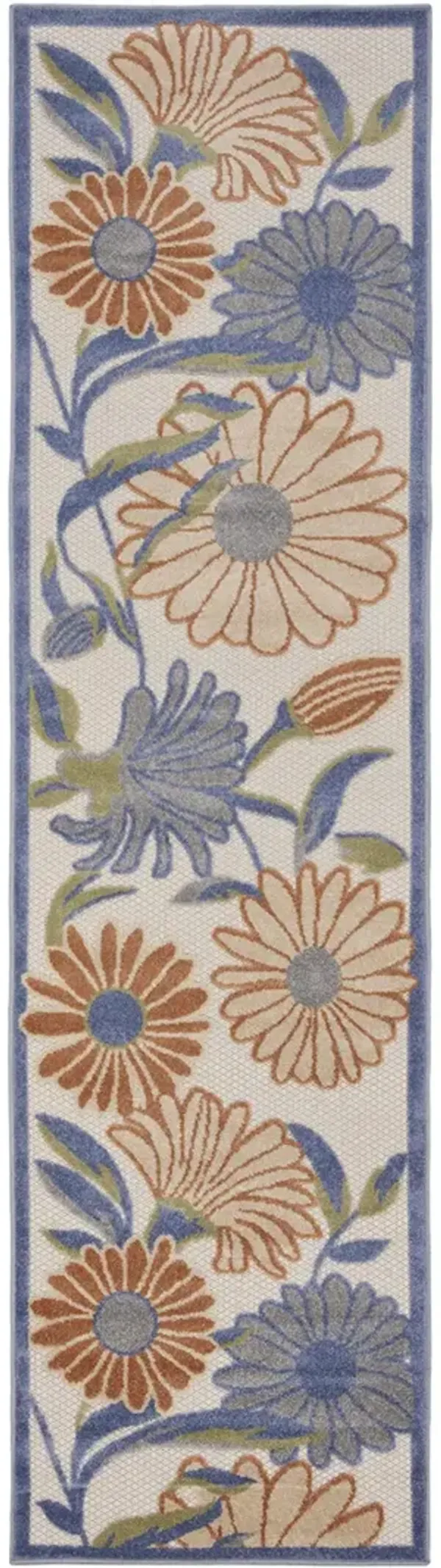 Aloha ALH33 Beige/Multicolor 2'3" x 8' Rug