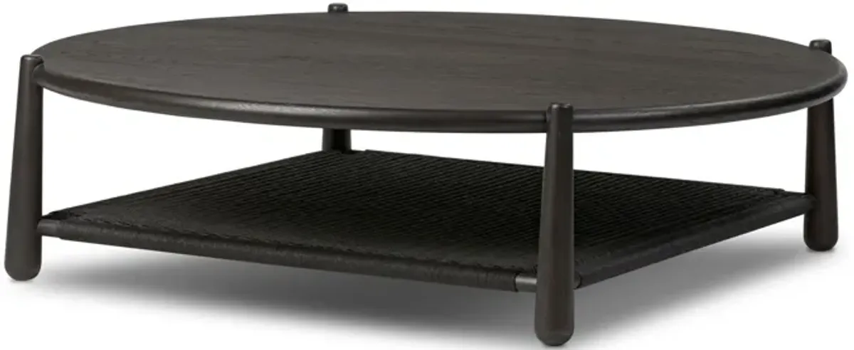 Salvador Cracked Smoked Black Coffee Table