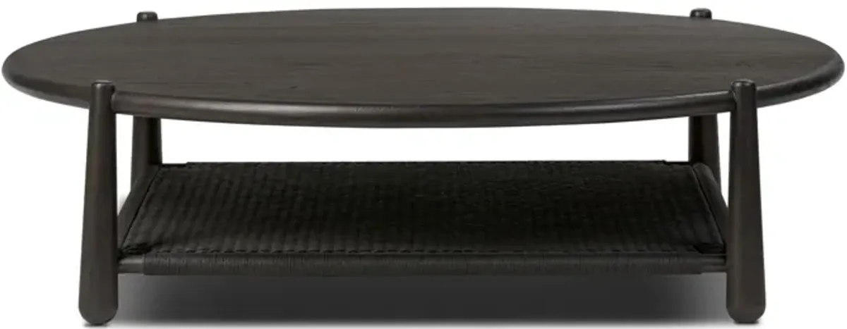 Salvador Cracked Smoked Black Coffee Table