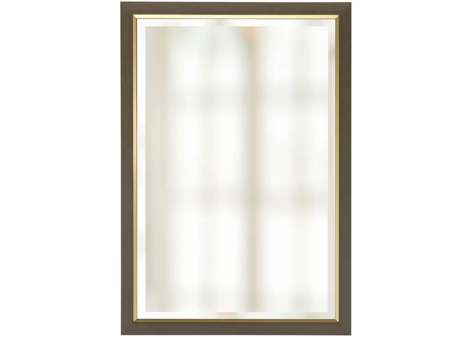 Framed Beveled Mirror IX