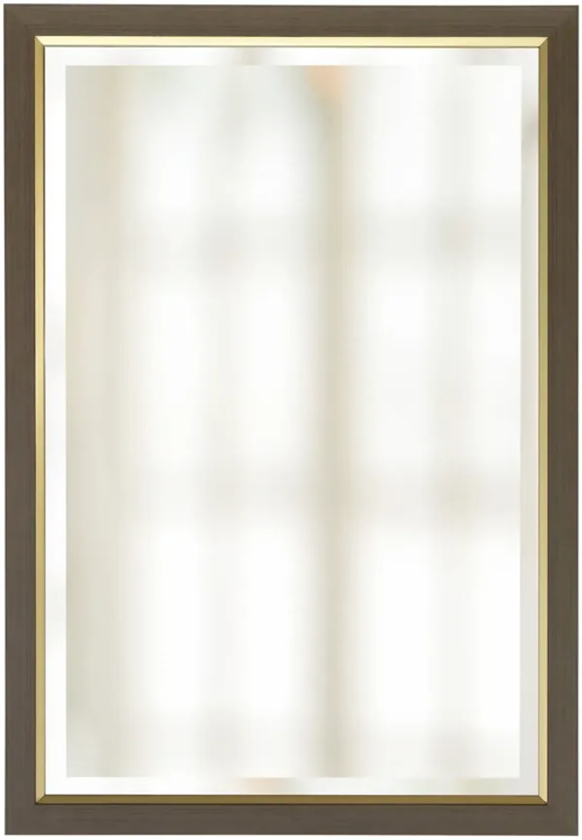 Framed Beveled Mirror IX