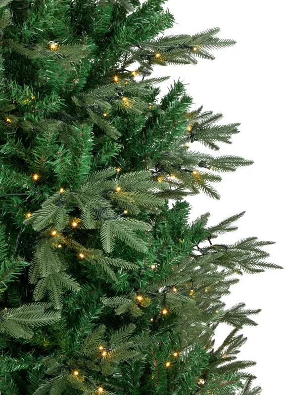 6.5' Pre-Lit Hudson Fir Artificial Christmas Tree  Warm White LED Lights