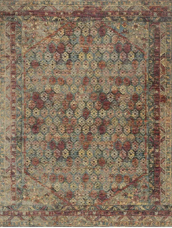 Javari JV03 Slate/Berry 3'7" x 5'2" Rug