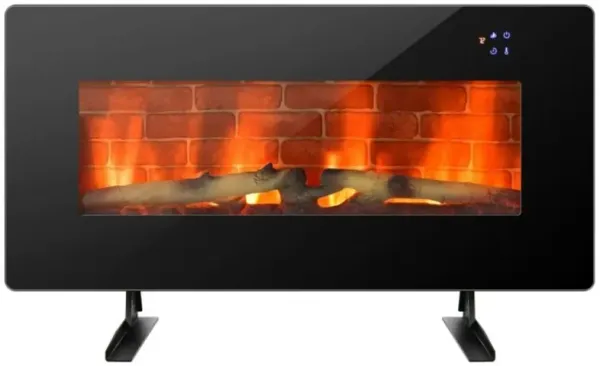 Hivvago 36 in Electric Wall Mounted/Freestanding Fireplace w/ Remote Control