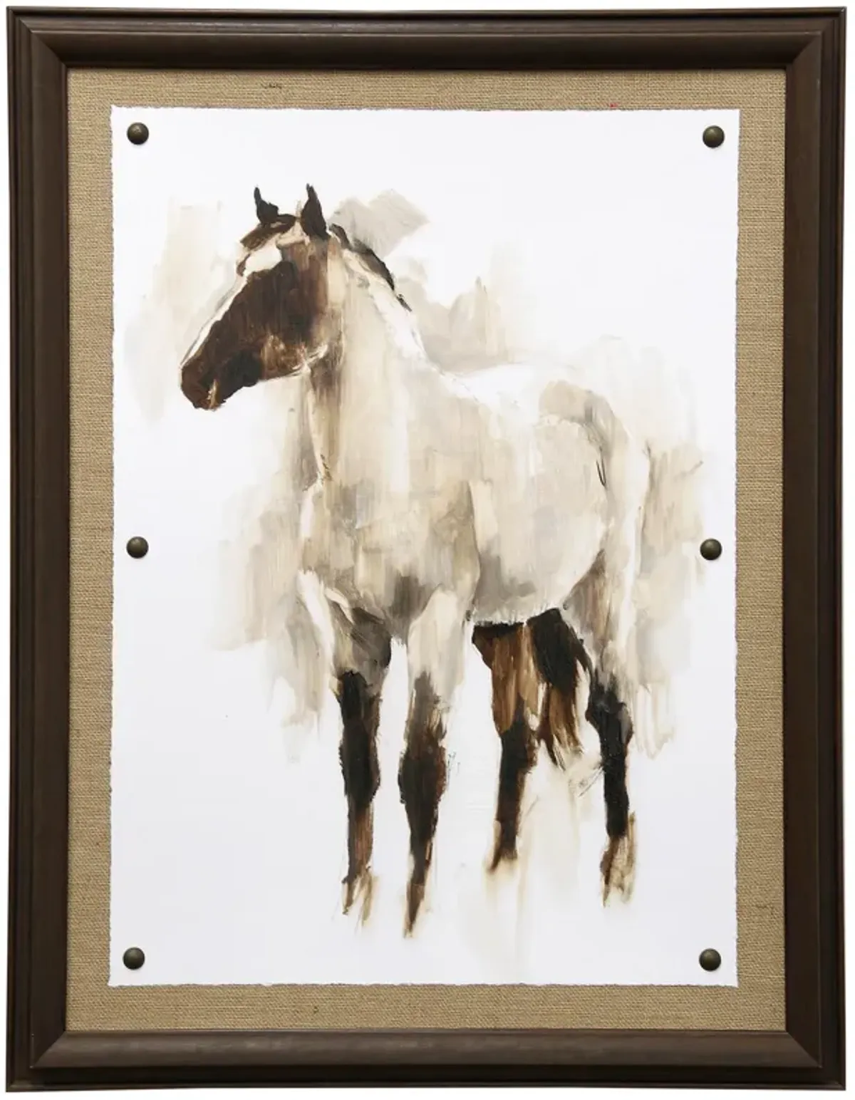 Rustic Horse II Framed Print