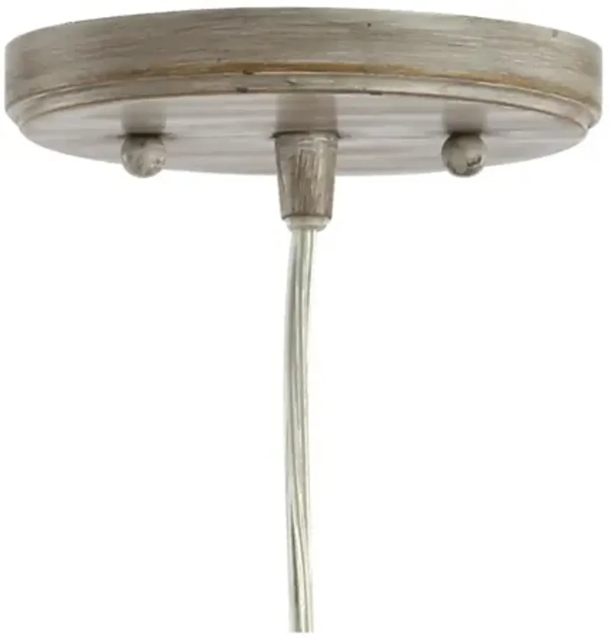 Fontaine Adjustable Greige Glass LED Pendant