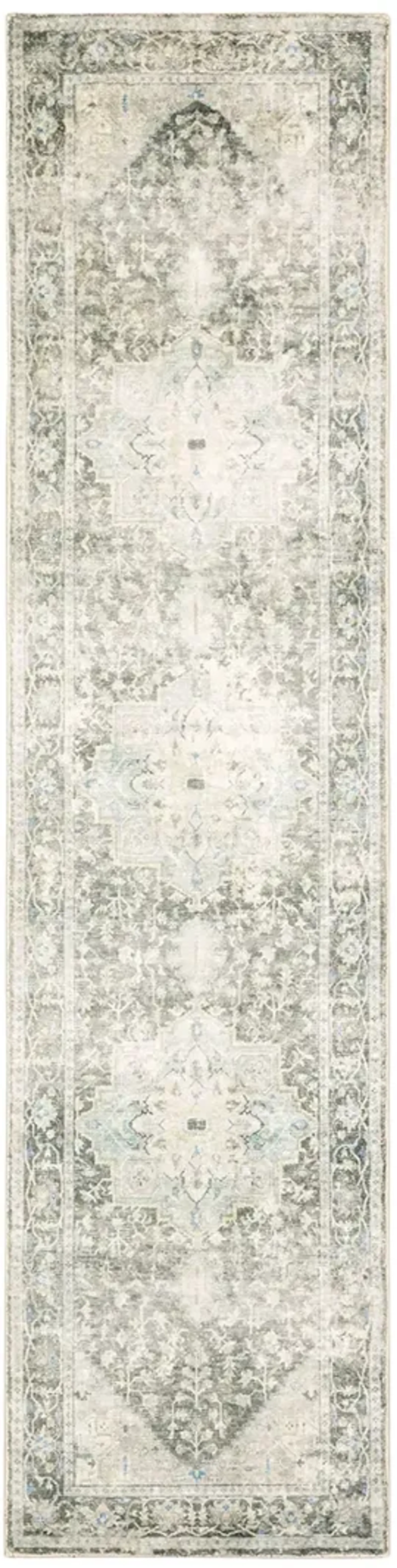 Savoy 2' x 8' Grey Rug