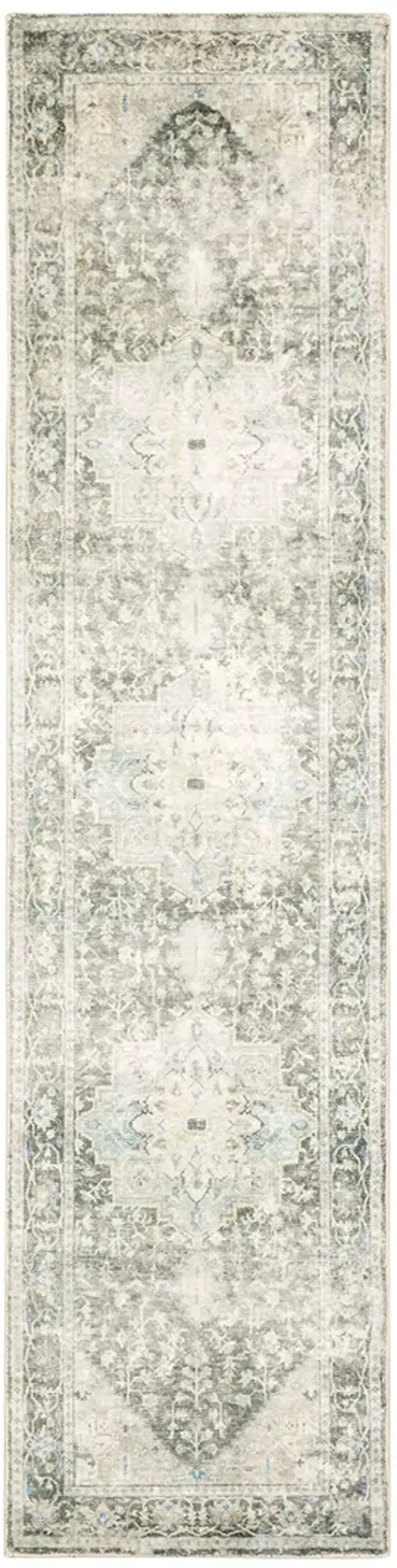 Savoy 2' x 8' Grey Rug