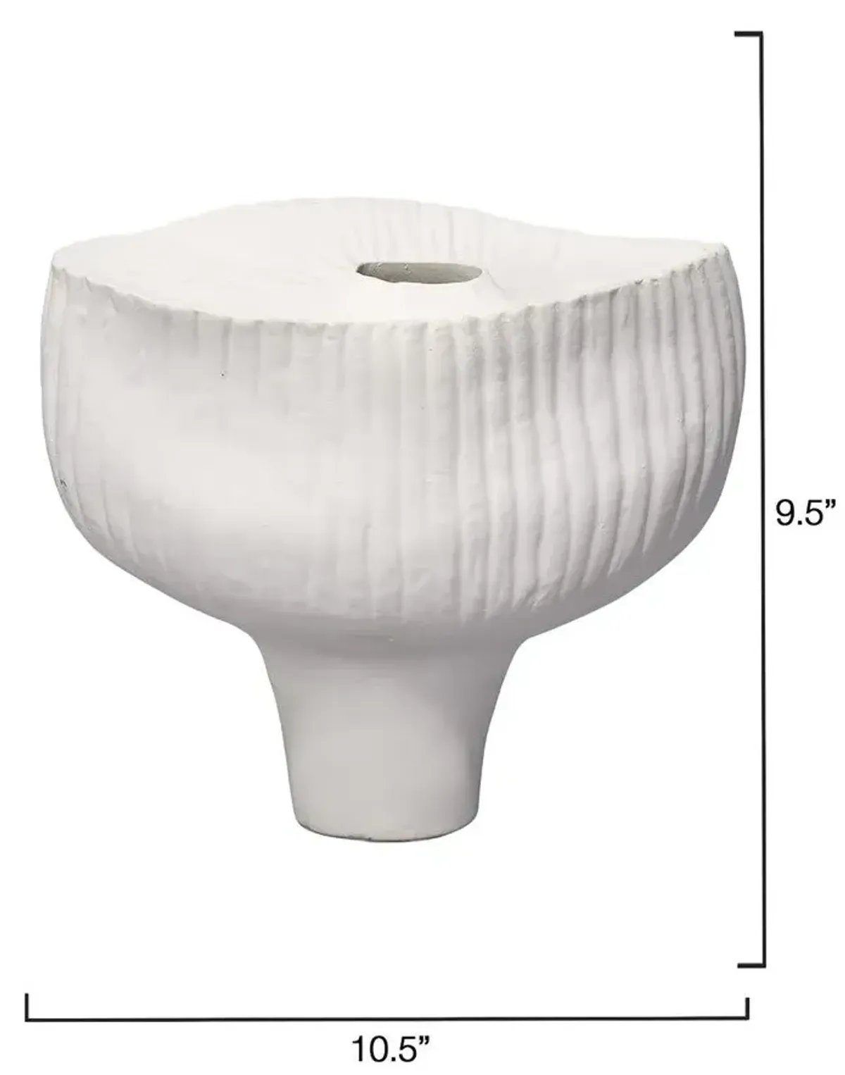 Plunge Vessel, White