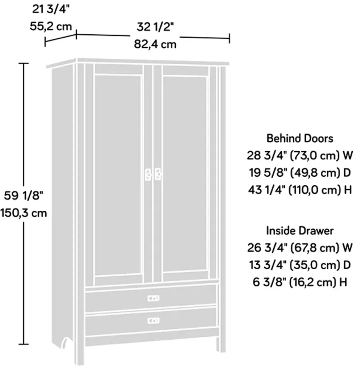 Cottage Road Armoire