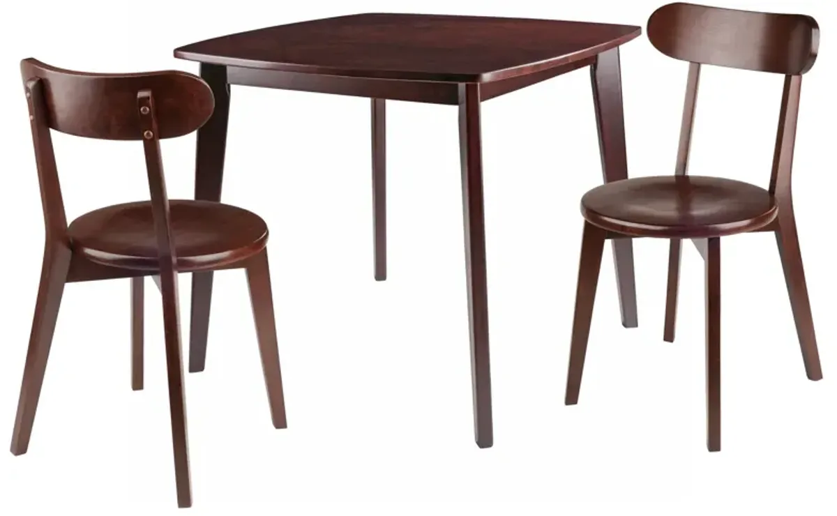 Winsome Pauline, 3 Piece Set, Walnut