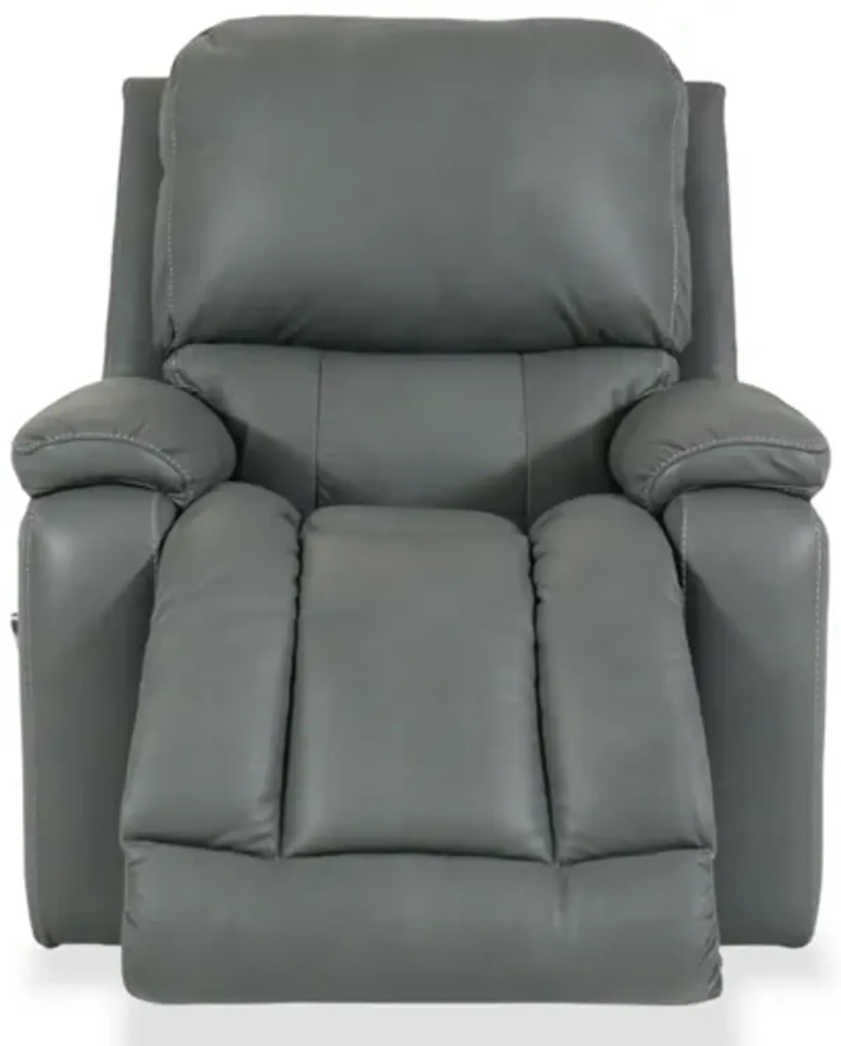 Greyson Slate Leather Rocking Recliner